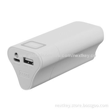 Power Station for iPhone, 6,000mAh, Samsung Galaxy, HTC with LED Lights, Made of ABS Material